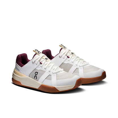 On The Roger Clubhouse Pro White Maroon Kids