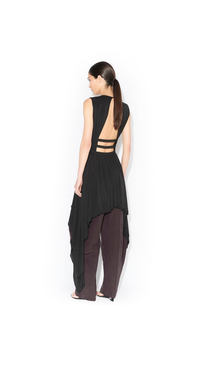 Alaïa Paper-Touch Poplin Round Pants