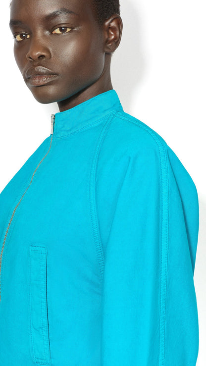 Alaïa Round Denim Jacket