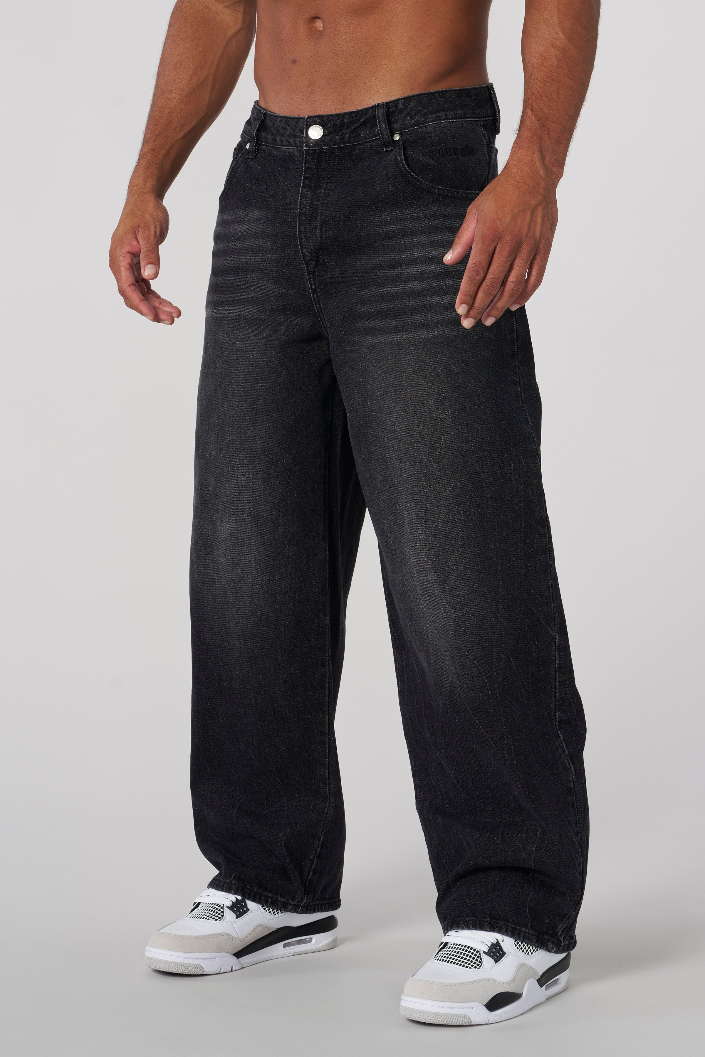 YoungLA 6013 - Baggy Ass Jeans Black Wash