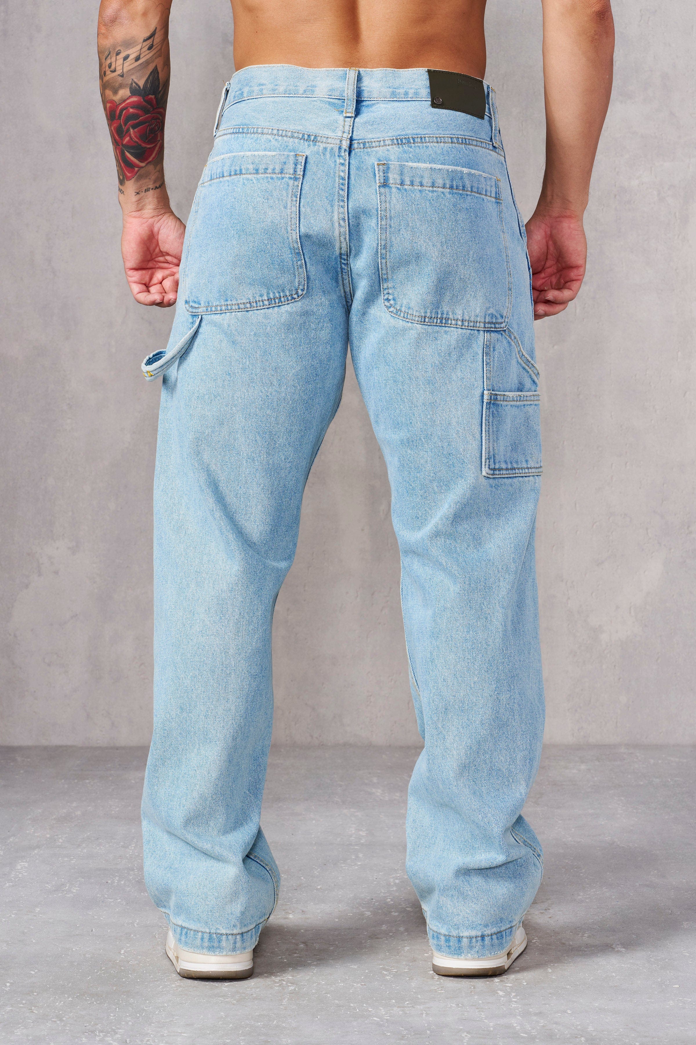YoungLA 6022 - Carpenter Jeans Light Blue Wash
