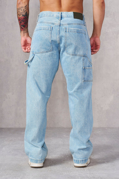 YoungLA 6022 - Carpenter Jeans Light Blue Wash
