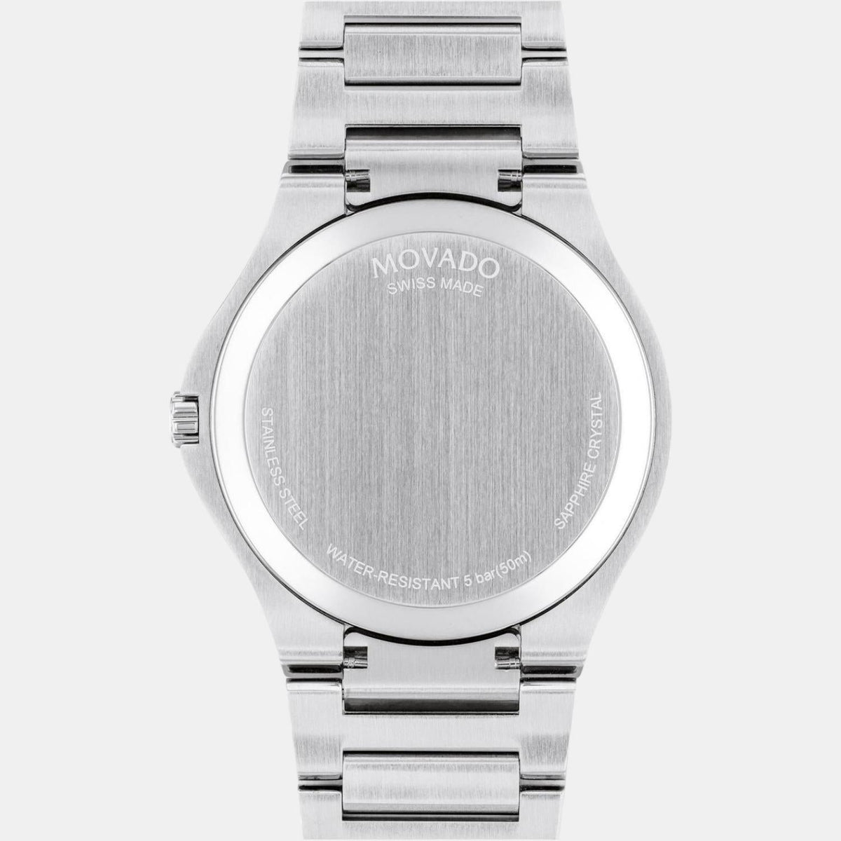 Movado Se Men Quartz Blue Dial Analog Stainless Steel Watch 607513