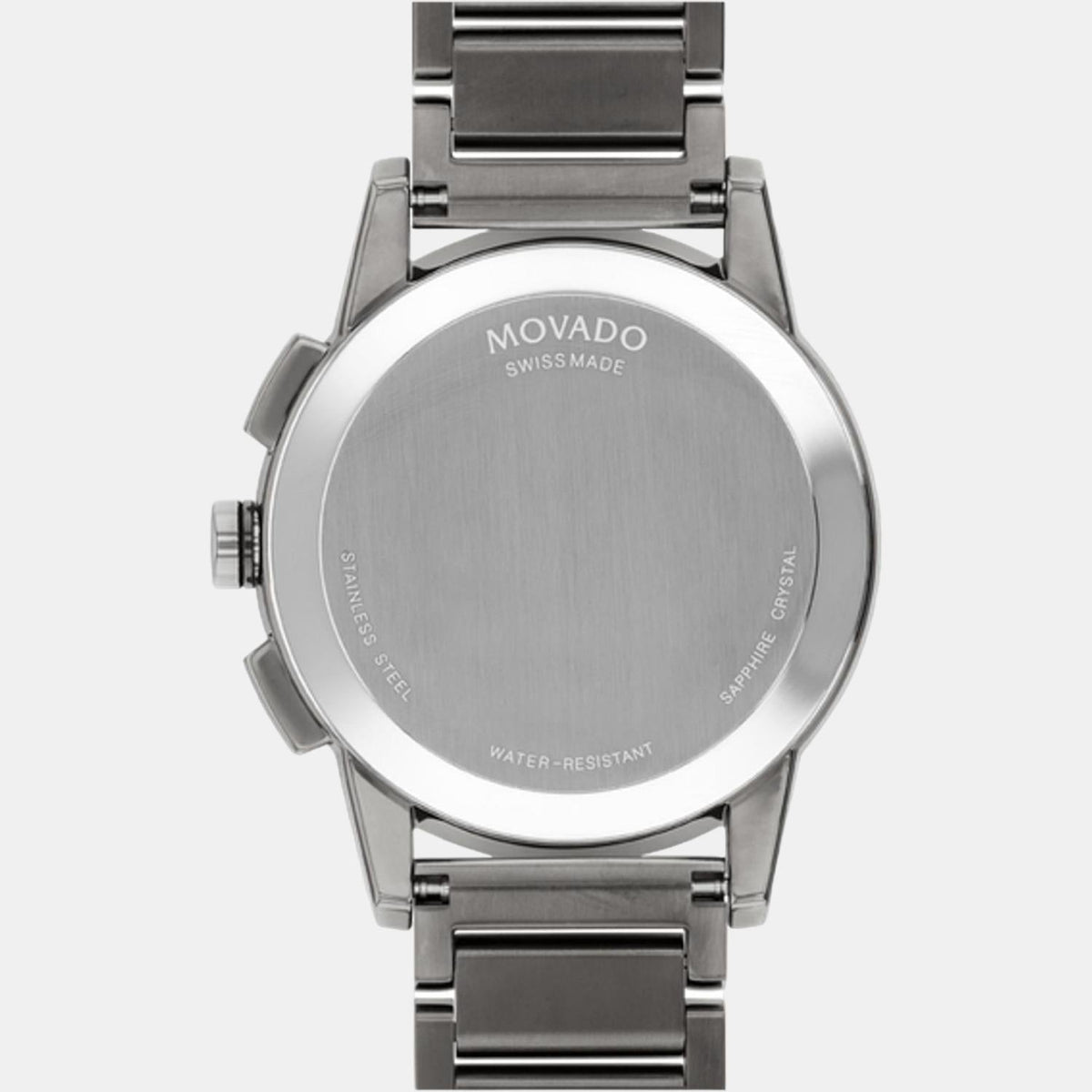 Movado Museum Sport Men Quartz Blue Dial Chronograph Stainless Steel Watch 607624