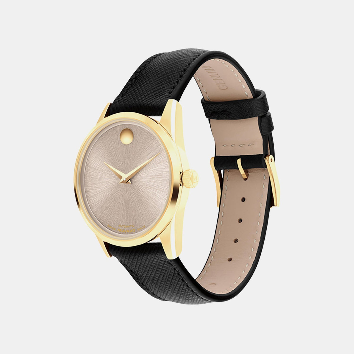 Movado Museum Classic Women Automatic Grey Dial Analog Stainless Steel Watch 608006