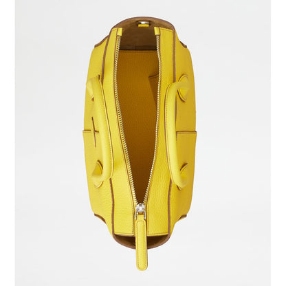 Tods Di Bag In Leather Small Yellow