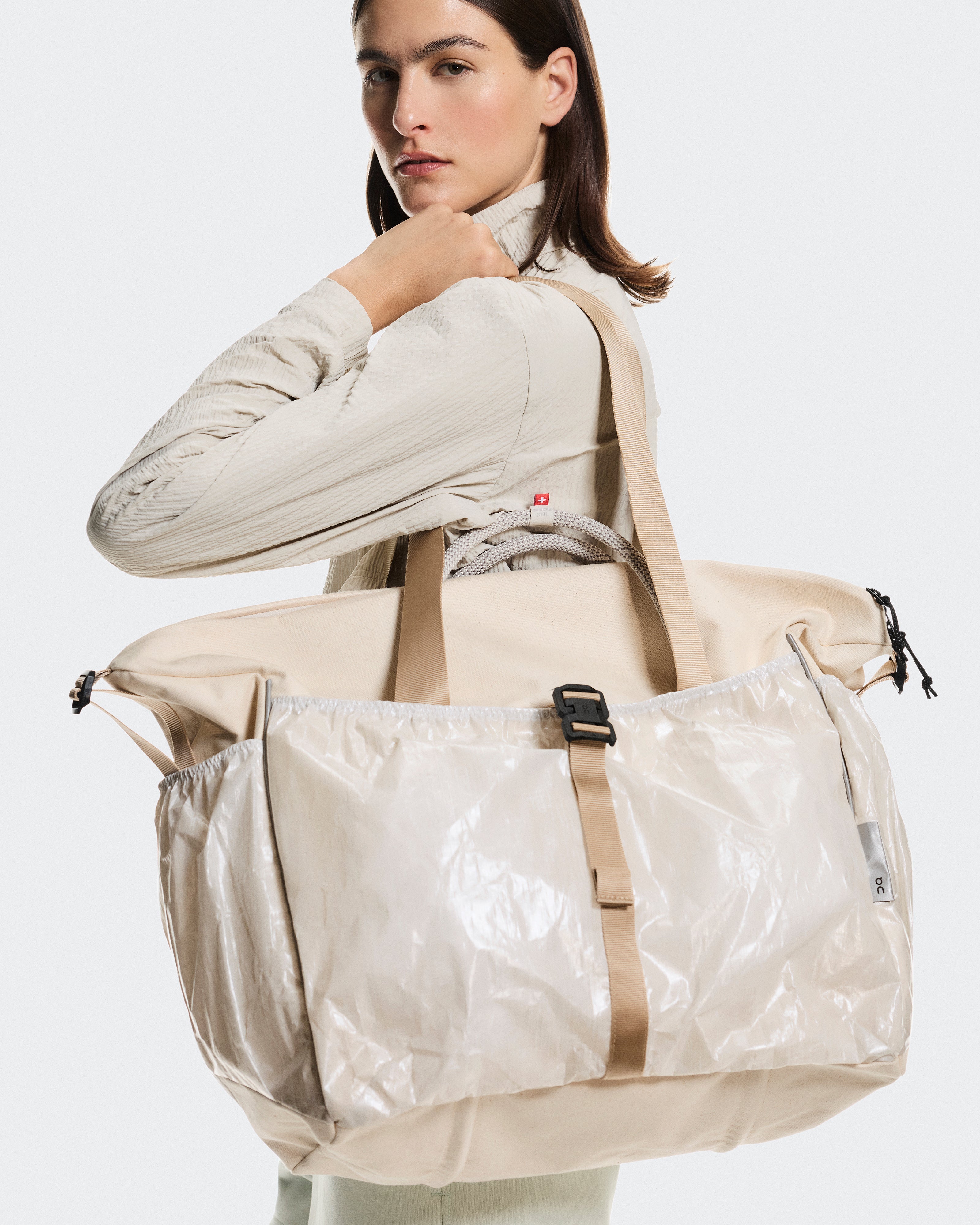 On Court Pack 40L Sesame | White