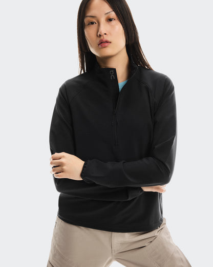 On Trek Quarterzip Black (Women'S)