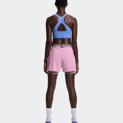 On 3" Performance 2/1 Shorts Sakura | Dewberry (Women'S)