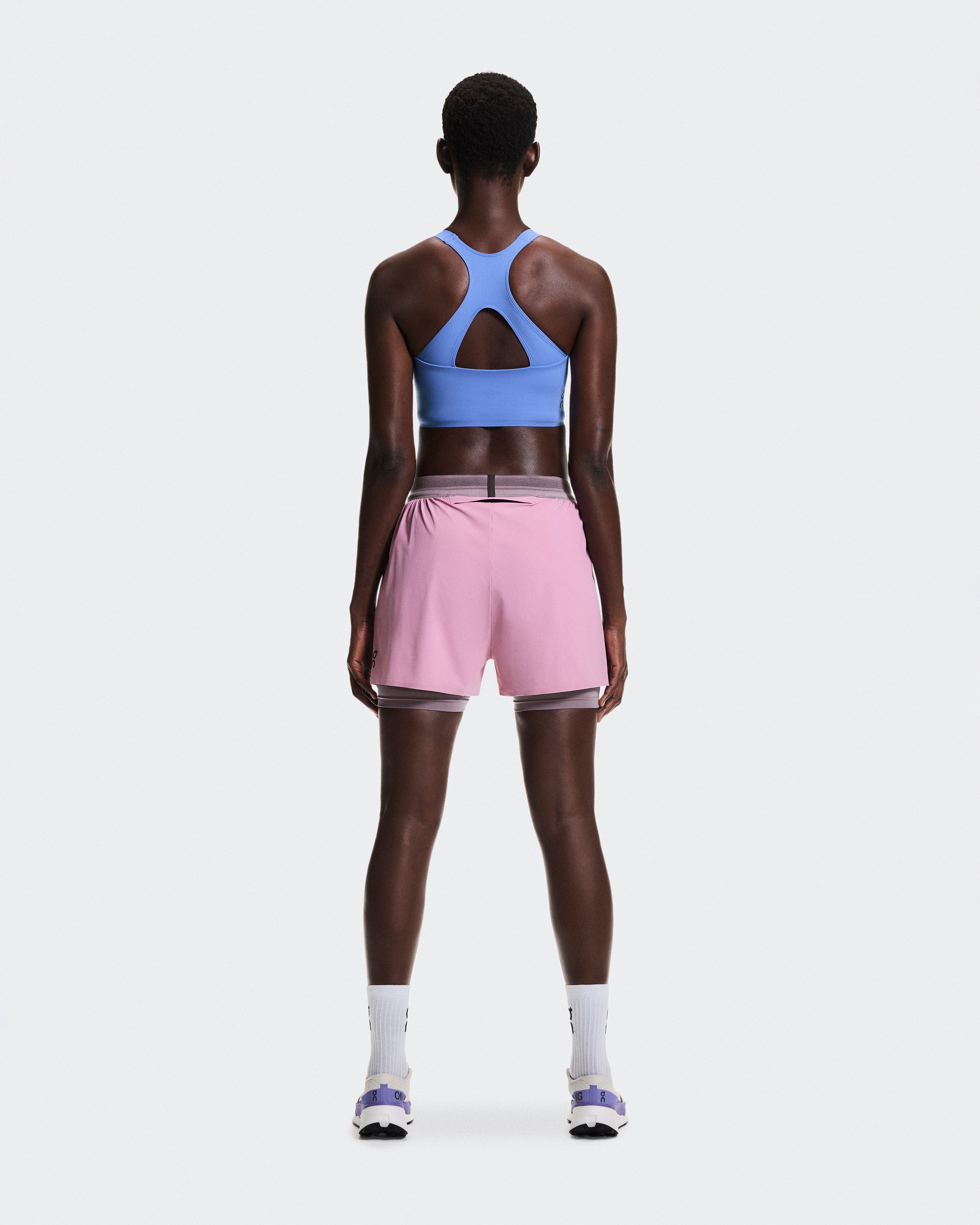 On 3" Performance 2/1 Shorts Sakura | Dewberry (Women'S)