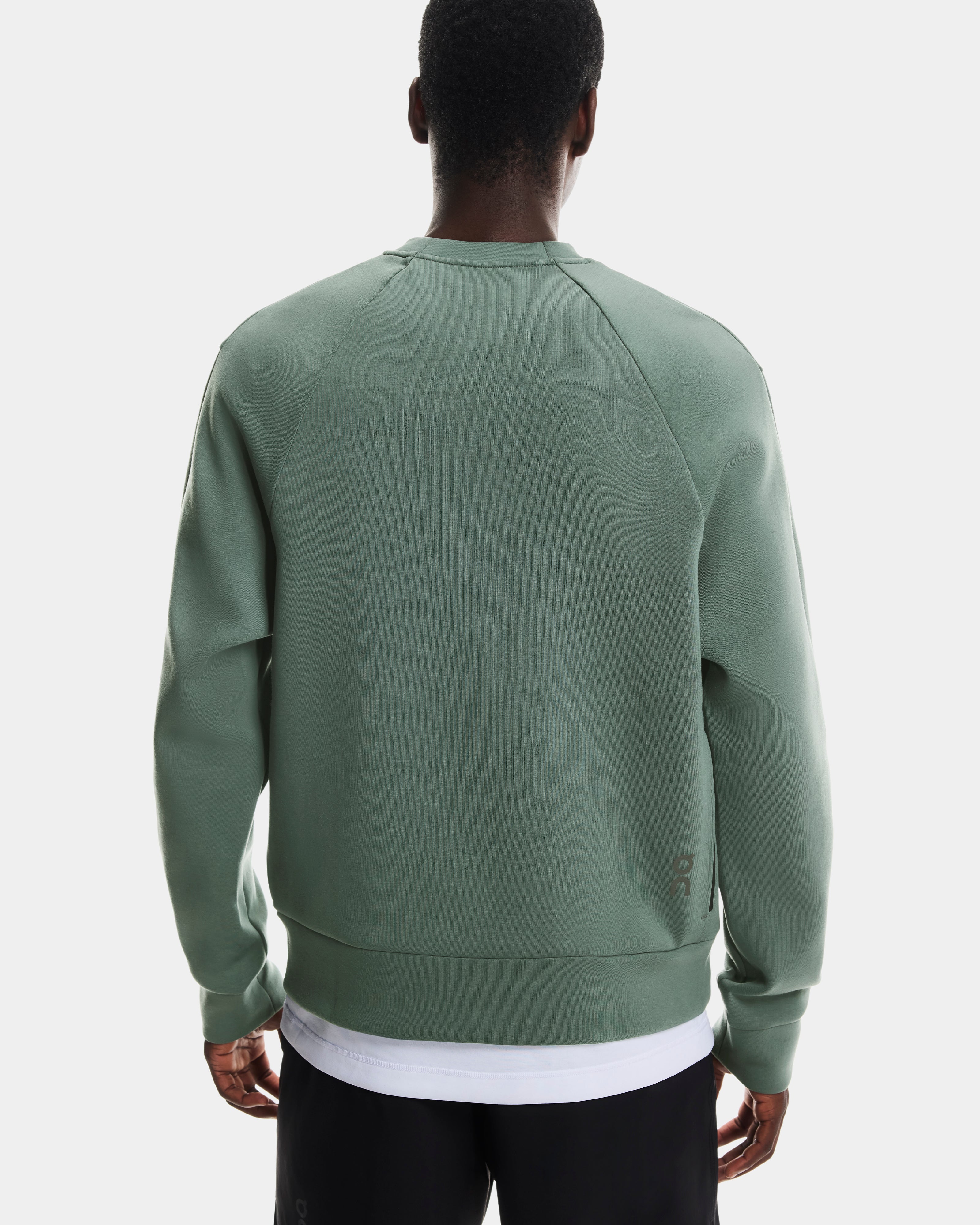 On Focus Tech Crew Olive