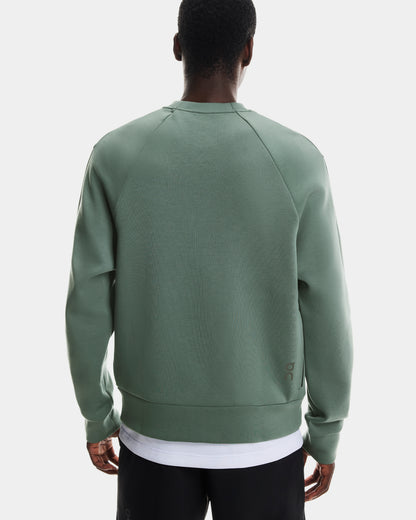 On Focus Tech Crew Olive