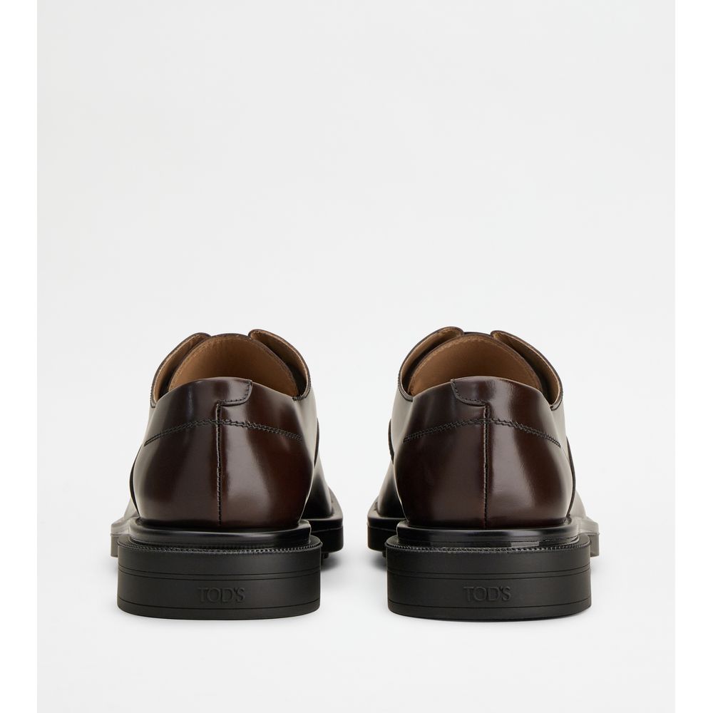 Tods Lace-Ups In Leather Brown Mens