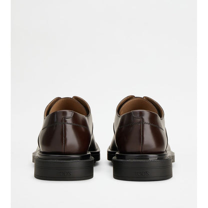 Tods Lace-Ups In Leather Brown Mens