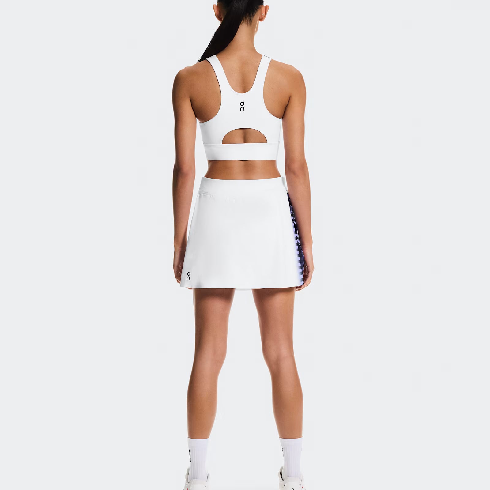 On Court Skirt Split Edge White | Black (Women'S)