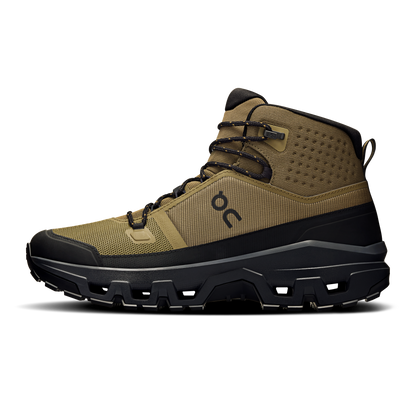 on running cloudrock mid waterproof hunter black