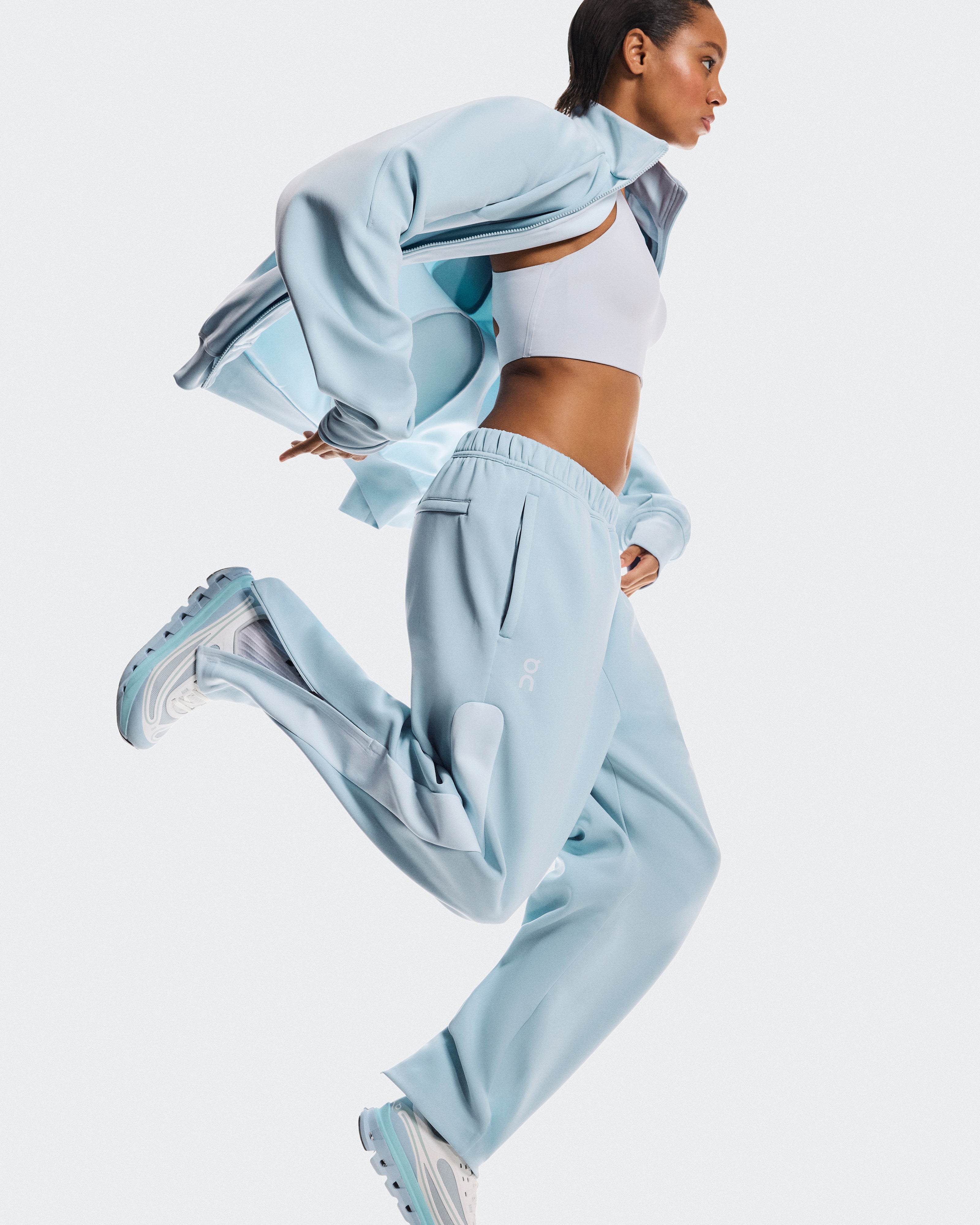 On Track Pants Ikon Cascade | Chambray