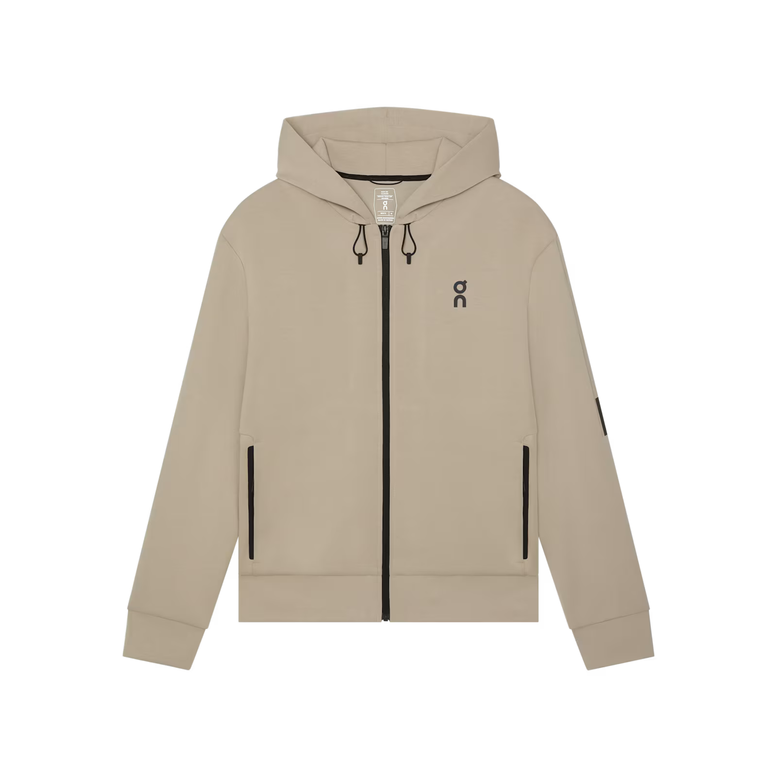 On Focus Tech Zip Hoodie Desert