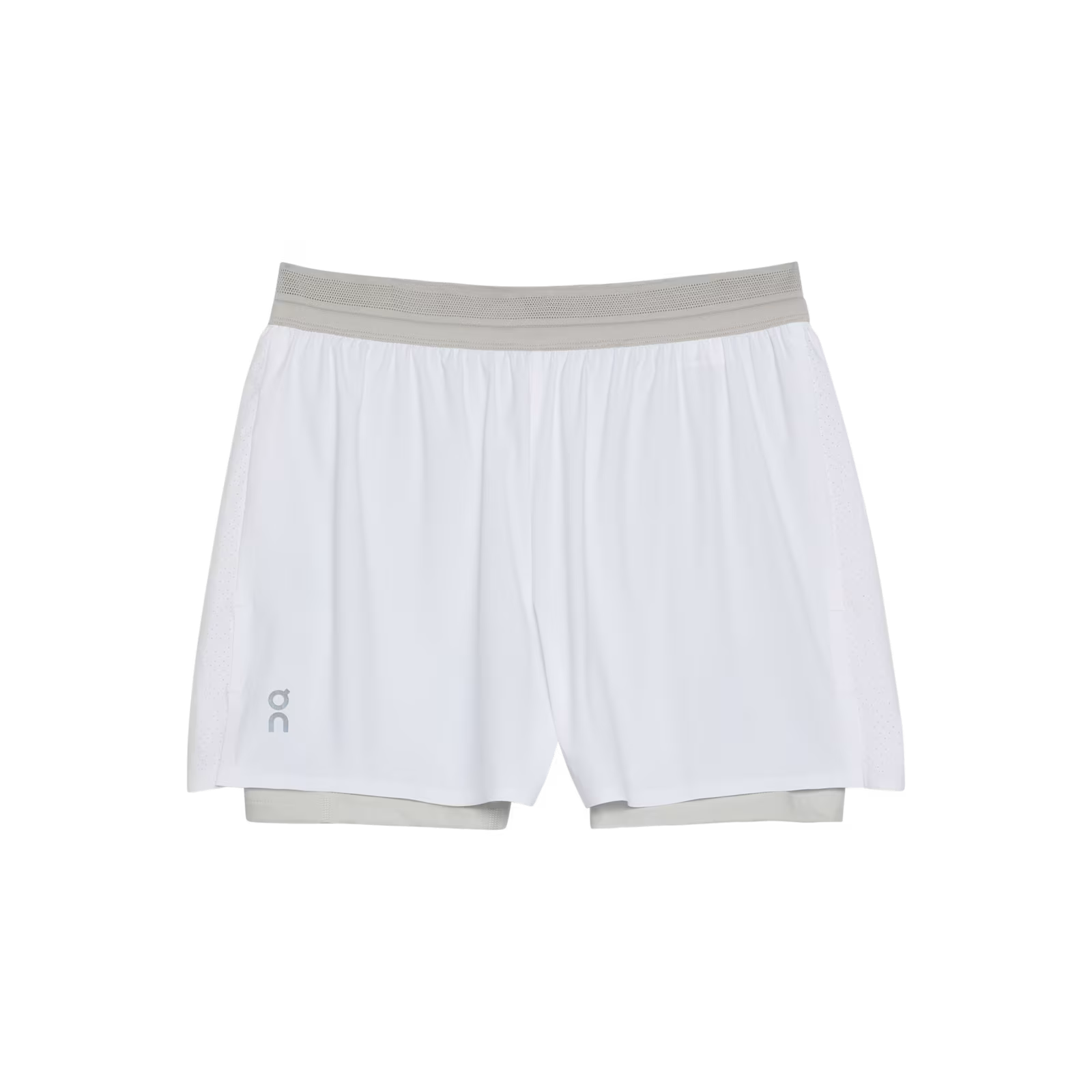 On 3" Performance 2/1 Shorts White | Glacier (Women'S)