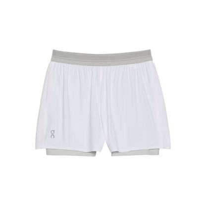 On 3" Performance 2/1 Shorts White | Glacier (Women'S)