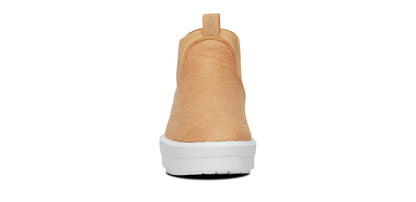 Oofos Women's Wool-Blend Boot White & Almond