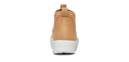 Oofos Women's Wool-Blend Boot White & Almond