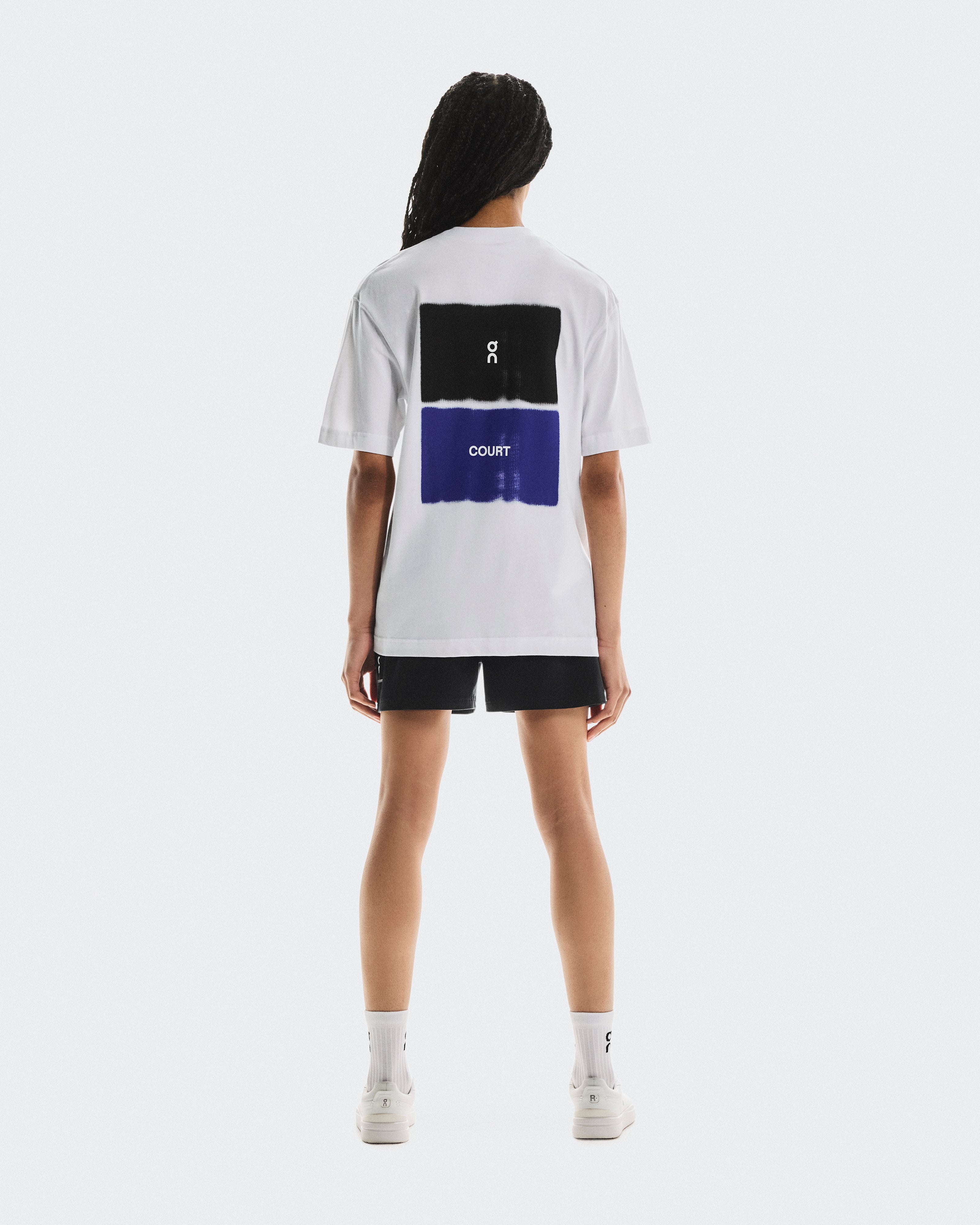 On Club-T Court White | Indigo (Women'S)