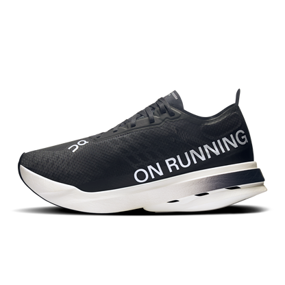 on running cloudboom strike black white (women's)