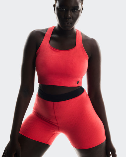 On Pace Tights Short Red (Women'S)