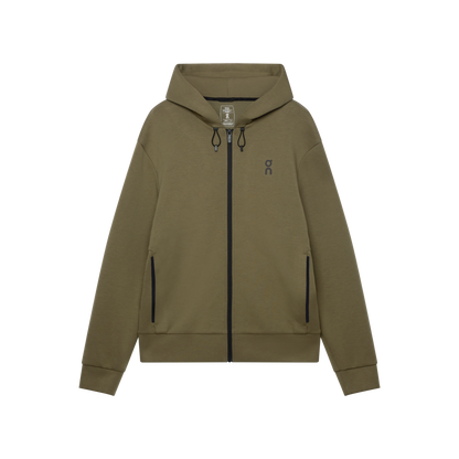 On Focus Tech Zip Hoodie Kalamata