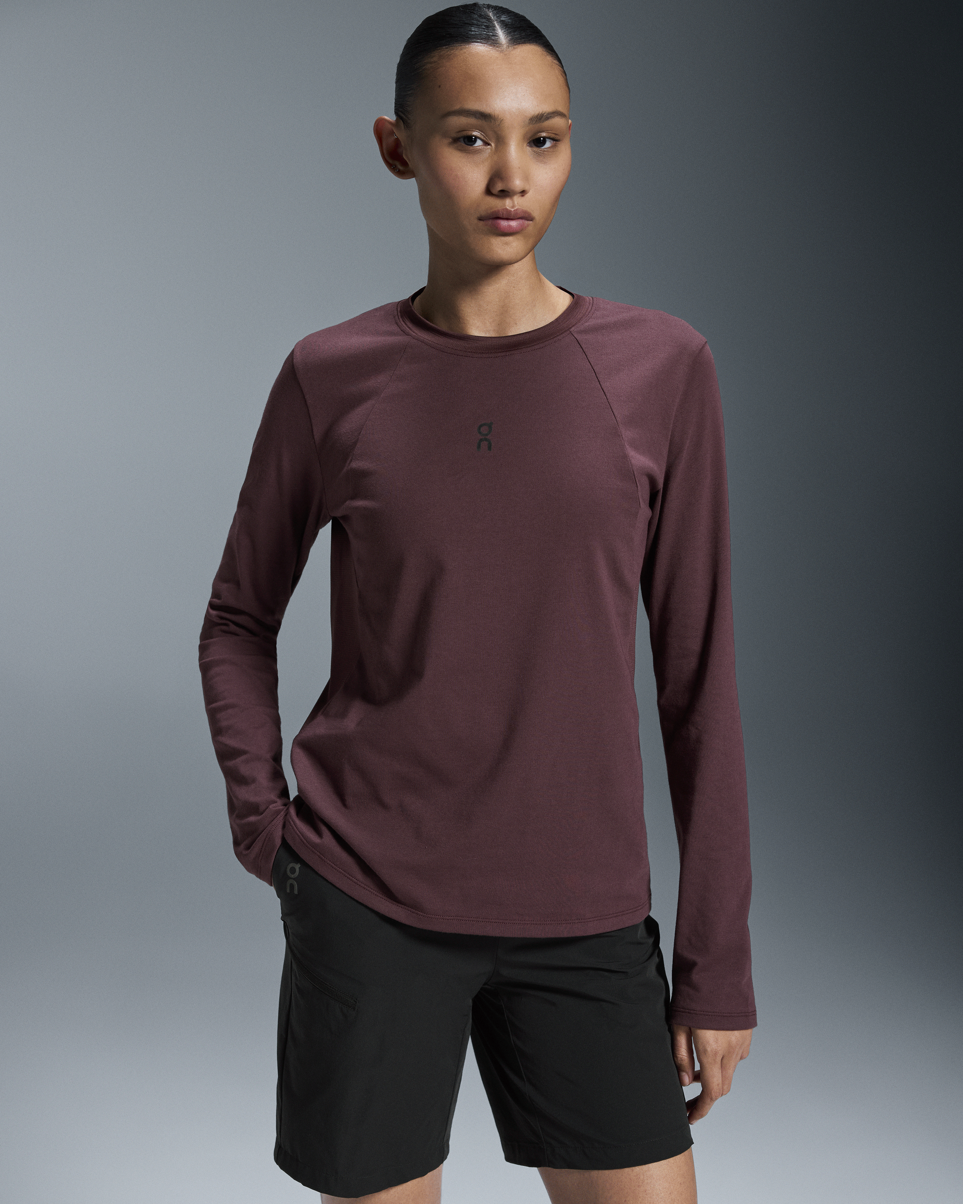 On Trek Long-T Mulberry (Women'S)