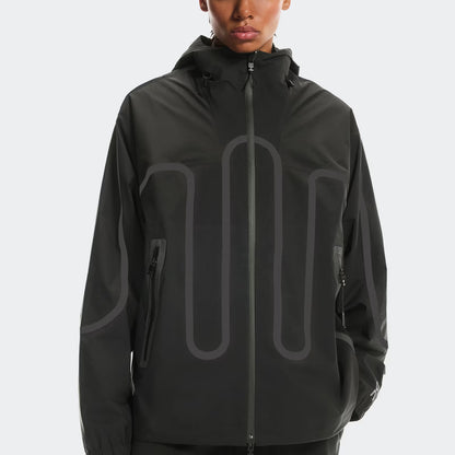 On Waterproof Jacket Ikon Black