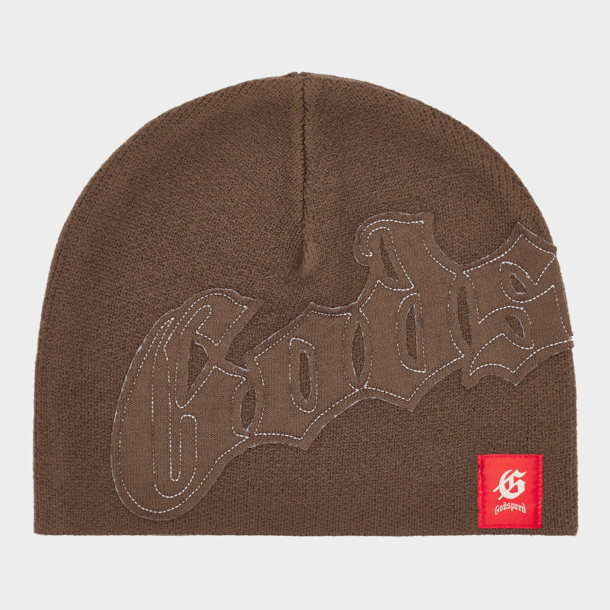 Godspeed OG Logo Stitched Beanie (Brown)
