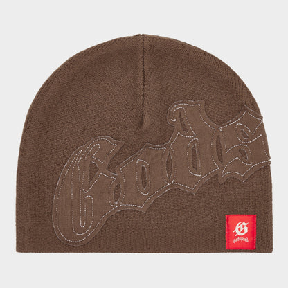 Godspeed OG Logo Stitched Beanie (Brown)