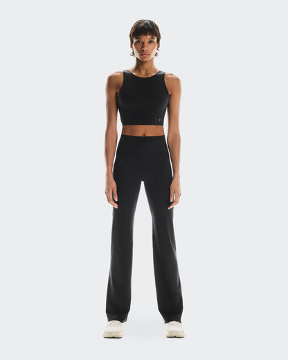 On Studio Flared Tights 32" Black (Women's)