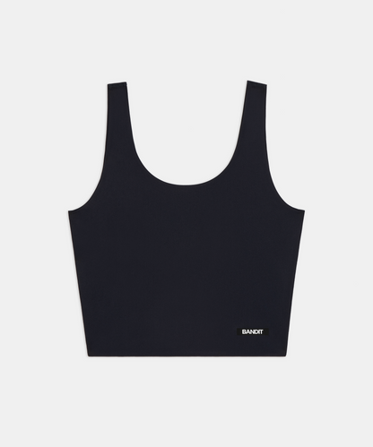 Bandit Womens Adapto Scoopneck Distance Tank Black