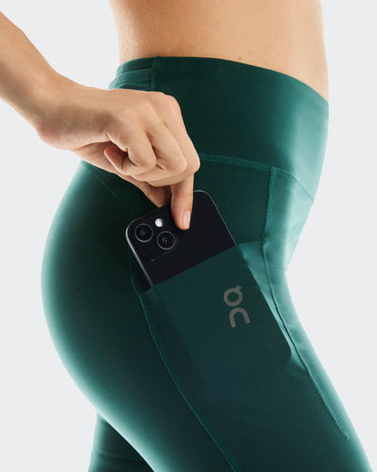 On Performance Tights Short Spirulina (Women'S)