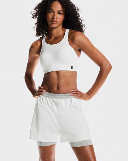 On 3" Performance 2/1 Shorts Iceberg | Tin (Women'S)