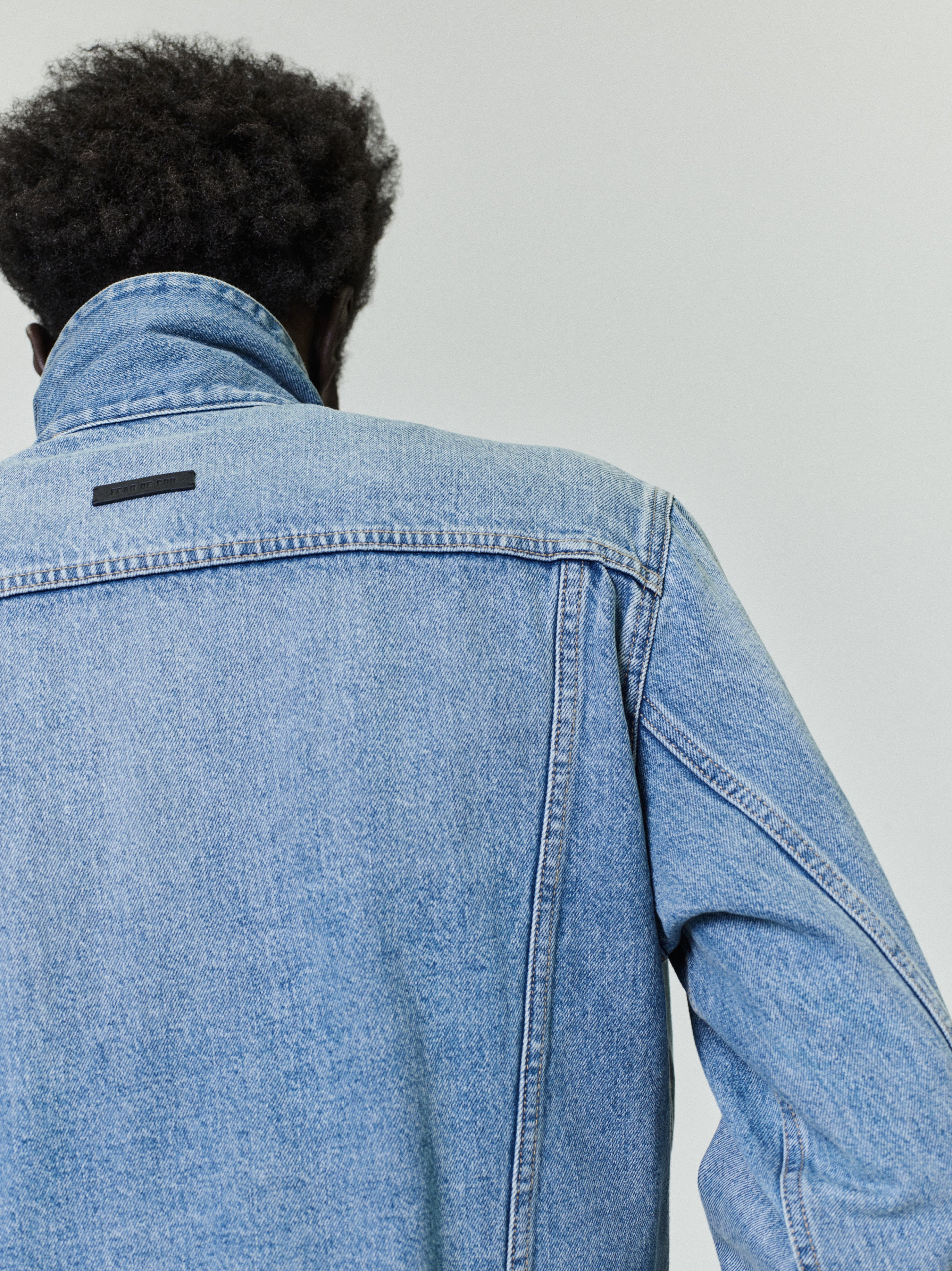 Essentials Denim Trucker Jacket Light Indigo
