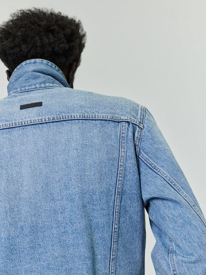 Essentials Denim Trucker Jacket Light Indigo