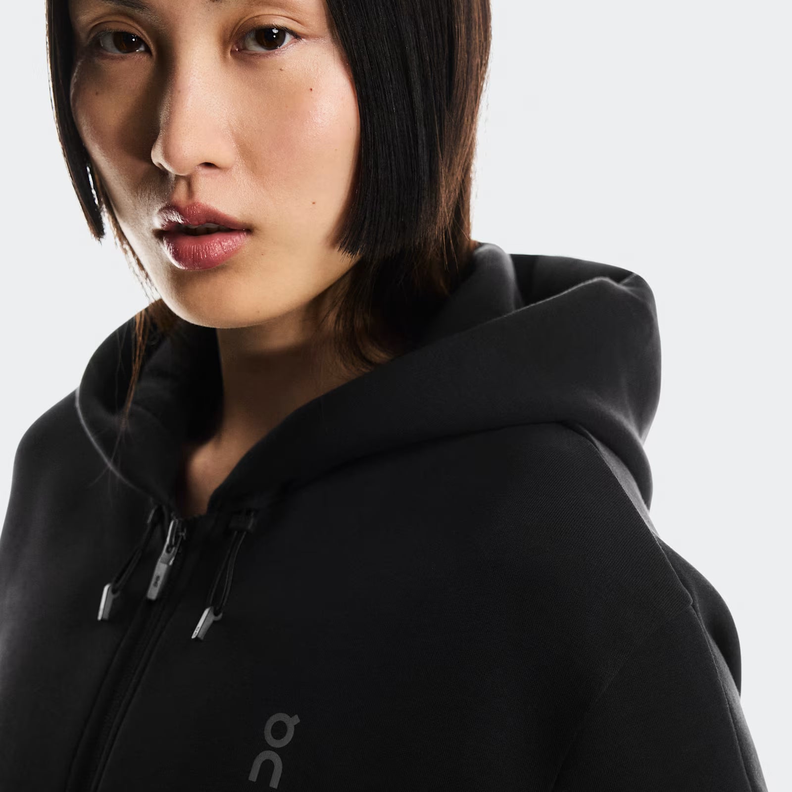 On Focus Tech Zip Hoodie Black (Women'S)