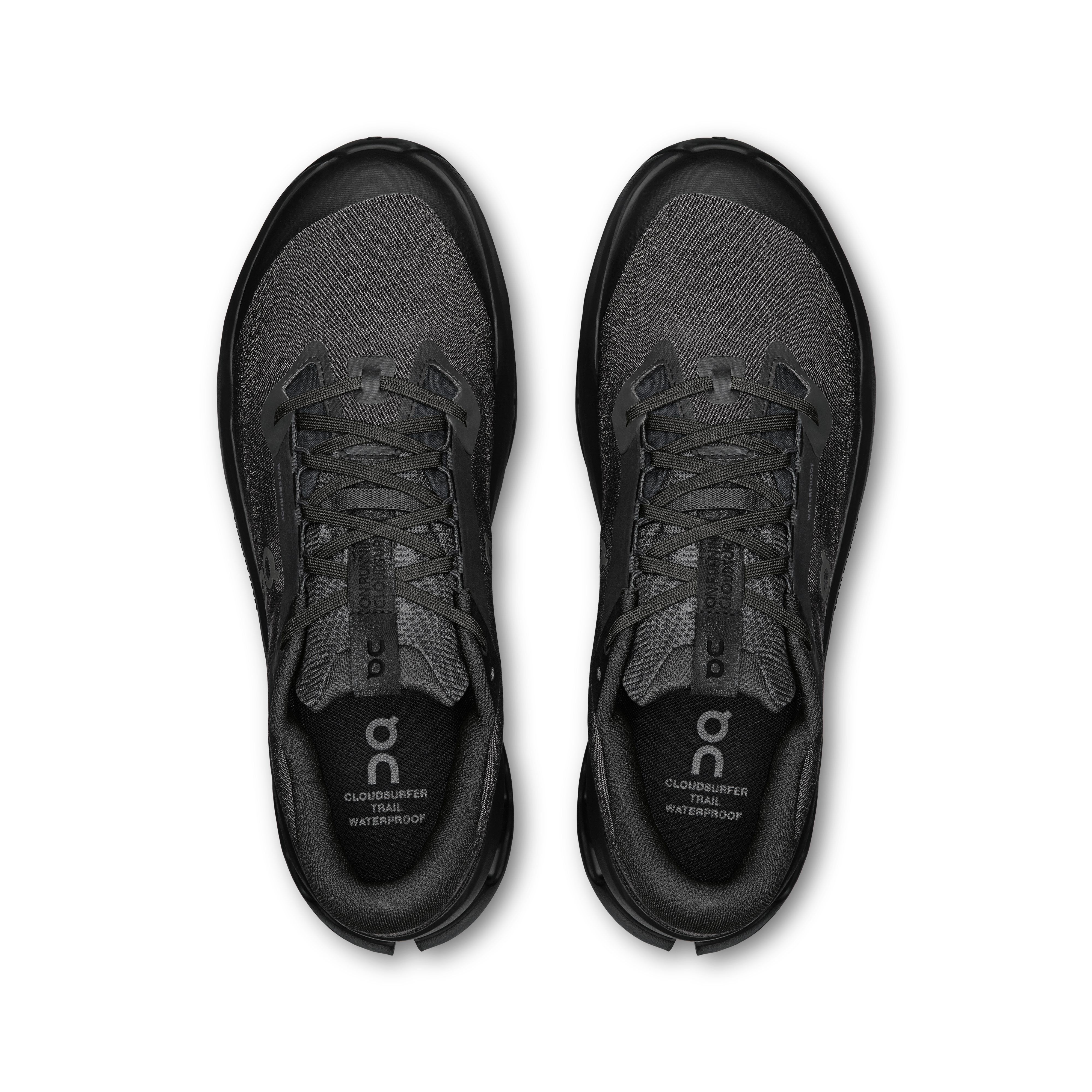 On Cloudsurfer Trail 2 Waterproof Black Black