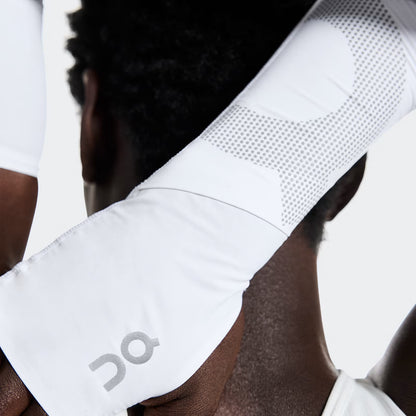 On Solar Arm Sleeves White