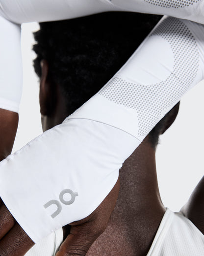 On Solar Arm Sleeves White