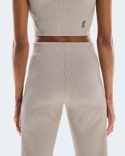 On All-Day Ribbed Pants Desert | White (Women'S)