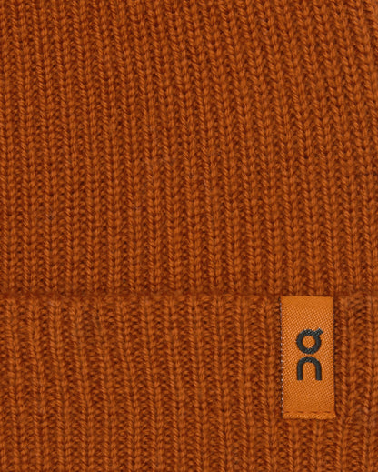 On Merino Beanie Kids Cinnamon