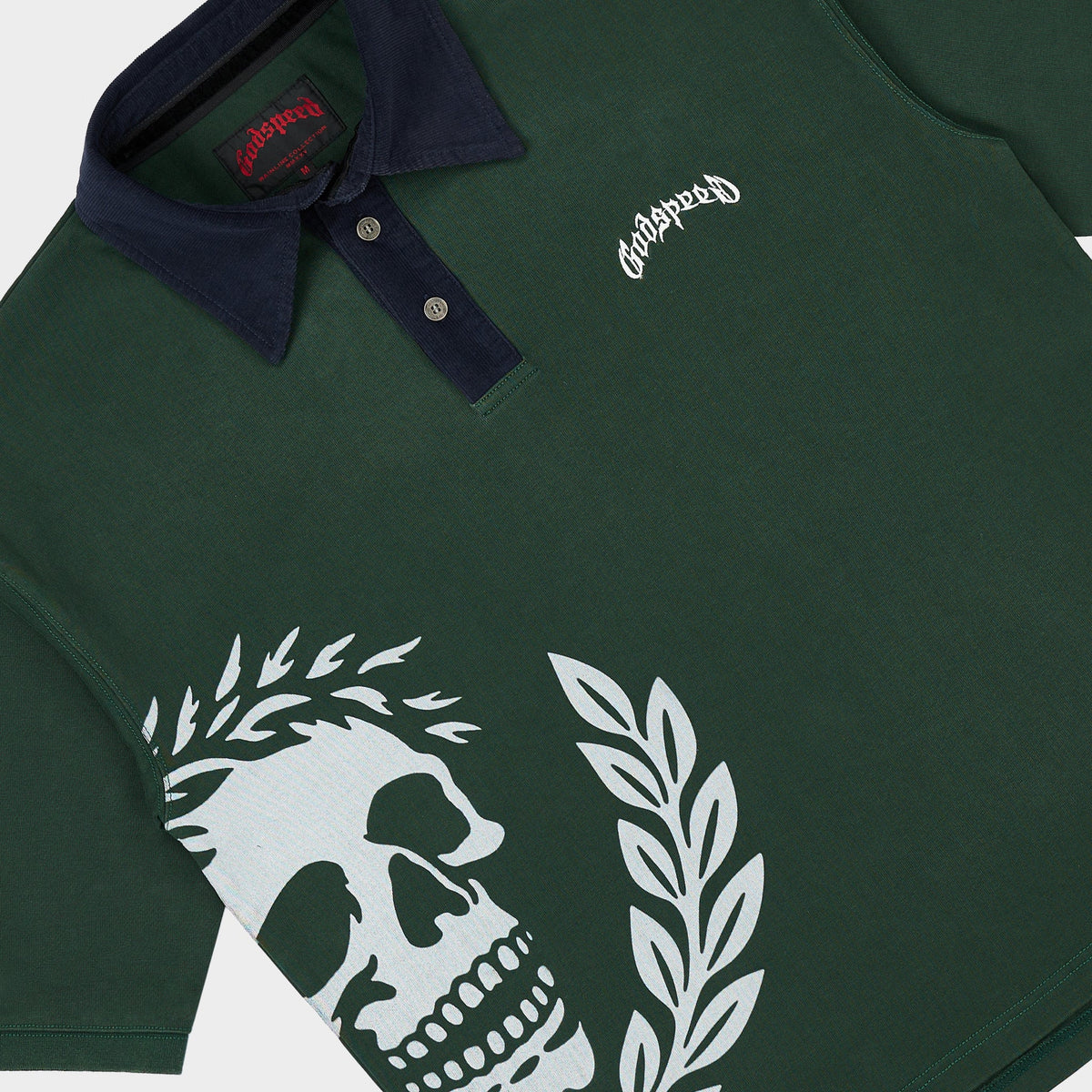 Godspeed Victor Oversized Crest Polo (Green / Navy)
