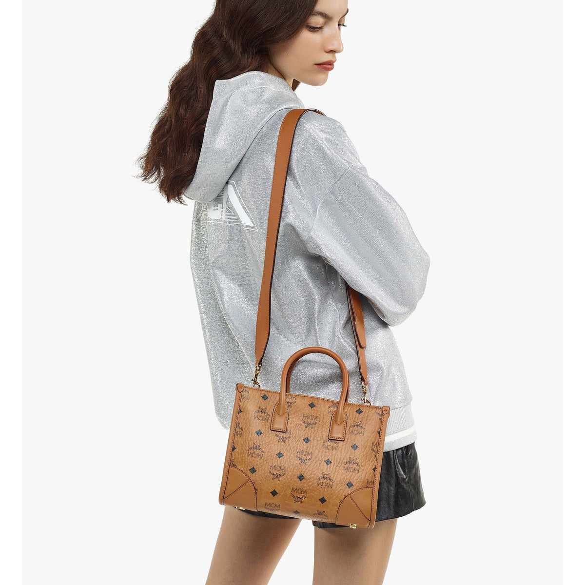 MCM Small München Tote in Visetos