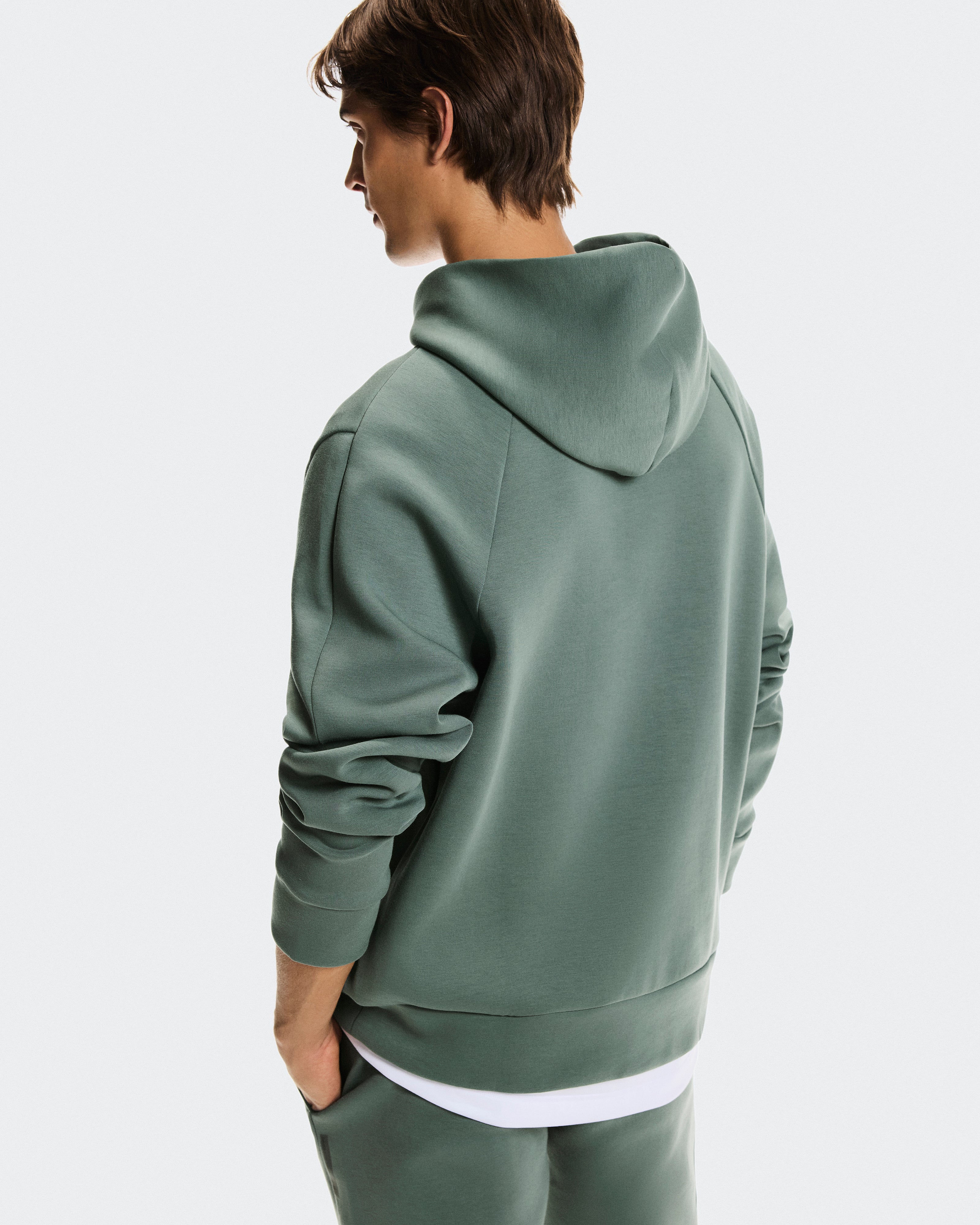 On Focus Tech Hoodie Olive