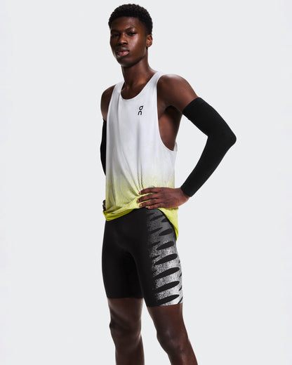 On Zero Half Tights Iron | White